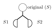  Figure 3.1: A disjoint branching point.